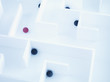 Small balls in maze
