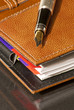 fountain pen on agenda fountain pen on agenda