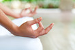 Woman doing yoga