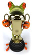Grenouille et trophée