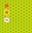 Easter seamless green background