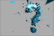 blue questionmark explosion