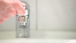 Hand closing a running faucet - 1920x1080- high quality