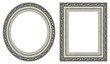 Silver picture frames