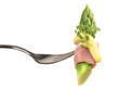 Grüner Spargel mit Hollandaise