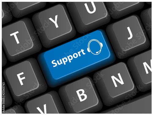 Tech Support  on Support Key On Keyboard  Service Helpdesk Helpline Tech Vector     Web