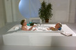 Oma und Opa in der Badewanne