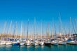 Row of yachts