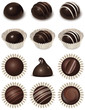 Chocolate icons set