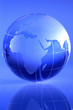 Globe showing the world