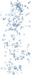 Ascending water bubbles