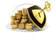 Deposit money. Hi-res digitally generated image. Deposit money. Hi-res digitally generated image.