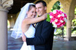 Bride and Groom at Wedding