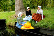 Kürbisernte im Spreewald traditionell