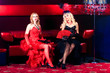 portrait of a girl in the style of Moulin Rouge