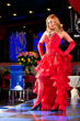 portrait of a girl in the style of Moulin Rouge