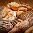 assortment of baked bread