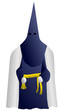 Vector: Semana Santa - Nazareno azul con campana Semana Santa - Nazareno azul con campana