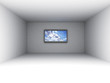 empty room with tv