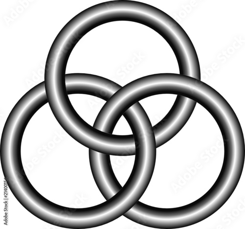 Celtic wedding symbol vector