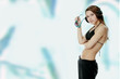 Young modern dancer girl Young modern dancer girl