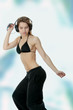Young modern dancer girl Young modern dancer girl