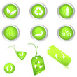 ecycle icons and tags vector illustration