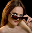 Woman with sunglasses