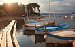 Port en méditerranée sur la côte d'azure
