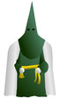 Vector: Semana Santa - Nazareno verde con campana Semana Santa - Nazareno verde con campana