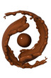 Illustration: chocolate wave chocolate wave
