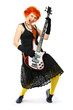 Young girl with a guitar Young girl with a guitar