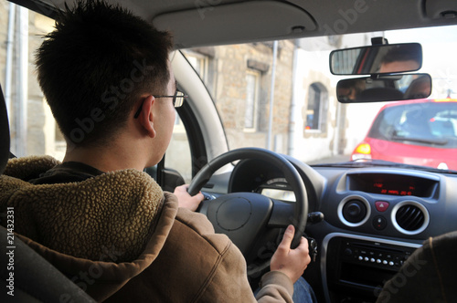 Photo: La leçon de conduite La leçon de conduite