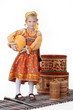 Photo: Girl In Russian Traditional Clothing Girl In Russian Traditional Clothing