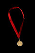 Isolated gold medal