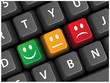 Smiley Survey Keys on Keyboard (Buttons Satisfaction Vector)