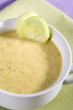 Vegan Cucumber Soup with Cucumber Garnish