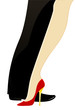 beautiful womanish and masculine legs dance a tango beautiful womanish and masculine legs dance a tango