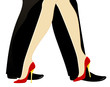 beautiful womanish and masculine legs dance a tango beautiful womanish and masculine legs dance a tango