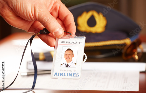 Photo: Professional airline pilot equipment Professional airline pilot equipment