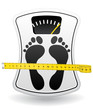 Tape meter and bathroom scale