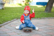 Child On The Skateboard