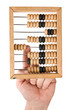 calculation on wooden accounts