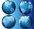 World - Global Set Series - Vector World - Global Set Series - Vector