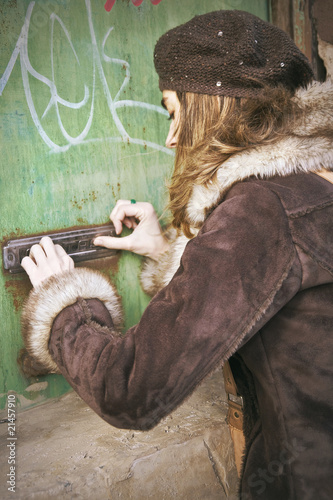 Photo: Checking mail Checking mail