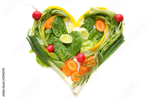 Photo: salat herz salat herz