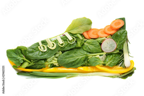 Photo : turnschuh salat turnschuh salat