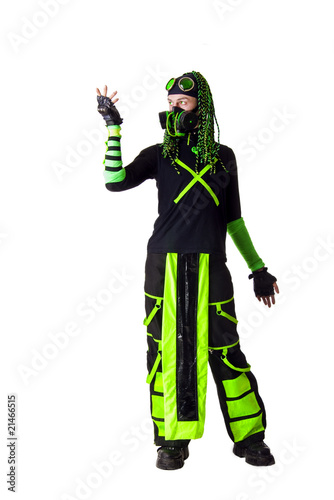 cyber goth man