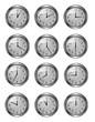 douze horloges