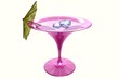 3D Pink Long Drink